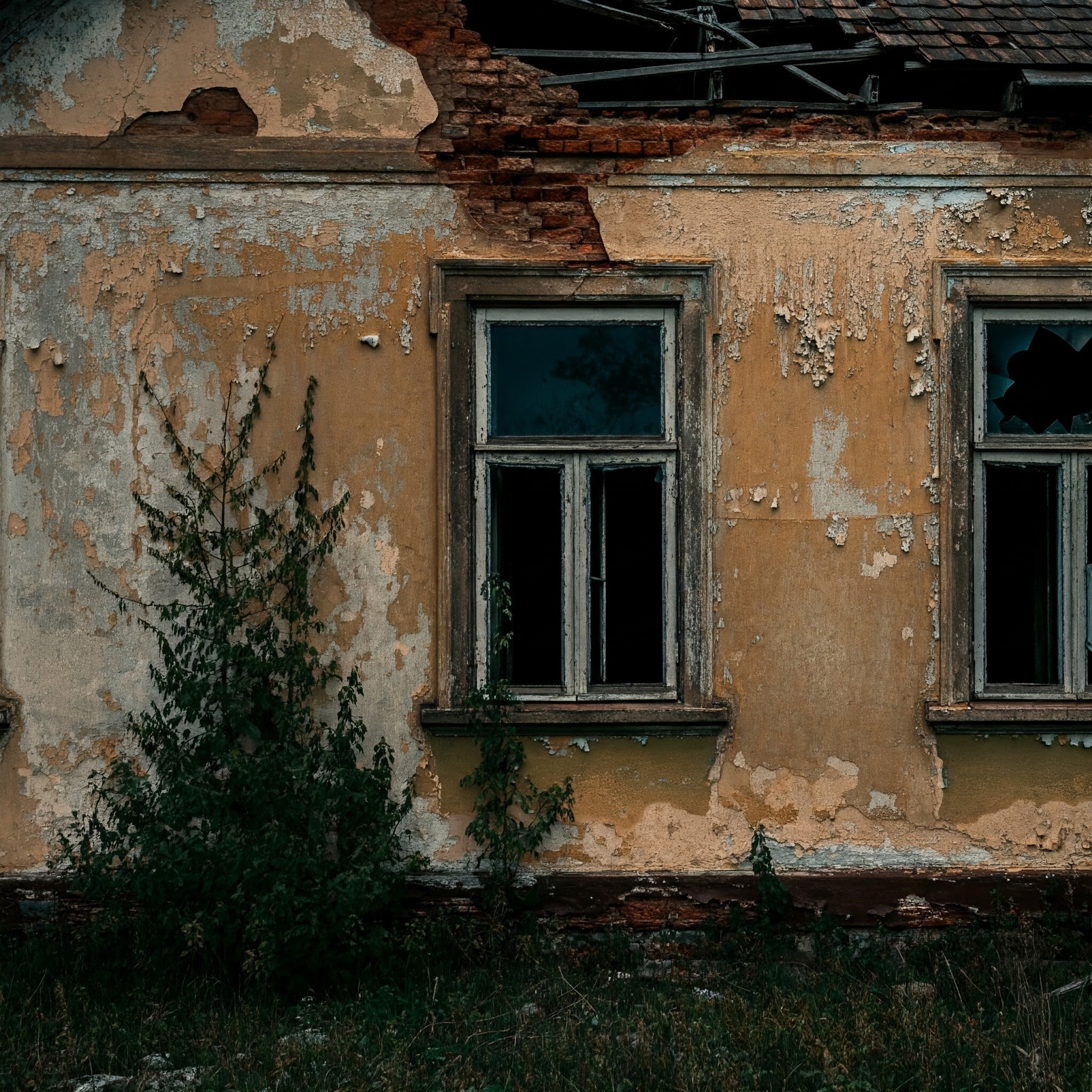 Picture of a house in desperate need of repairs